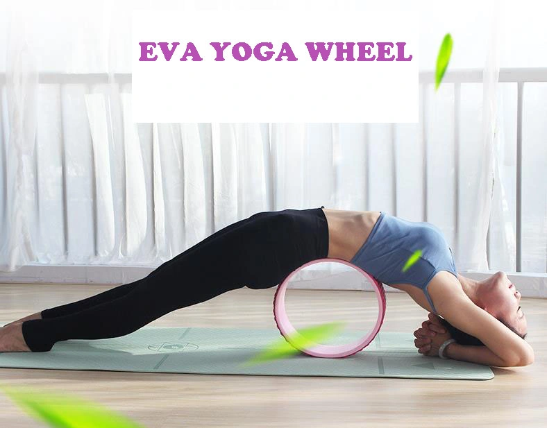 Home Gym Euipment 3D Floating Massage EVA Non-Slip Yoga Wheel