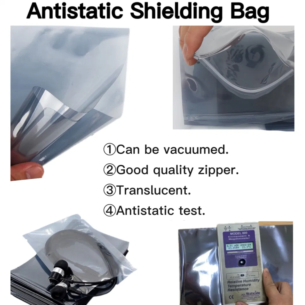 ESD Anti Static Shielding Bags APET / CPP for Electronic Components