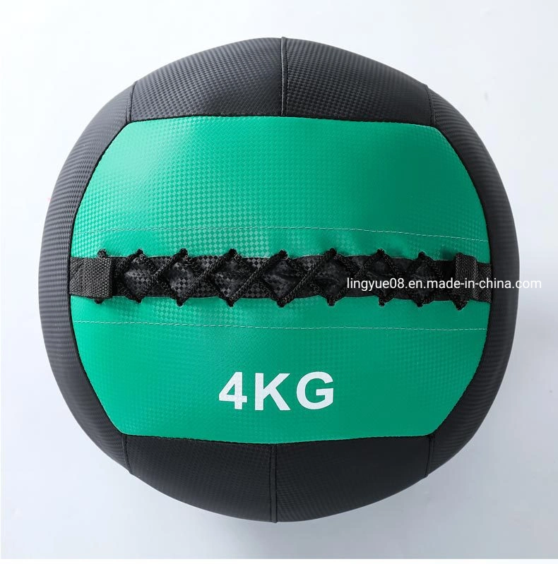 Hot Sale Durable PU Leather Soft Medicine Wall Ball for Weight Training