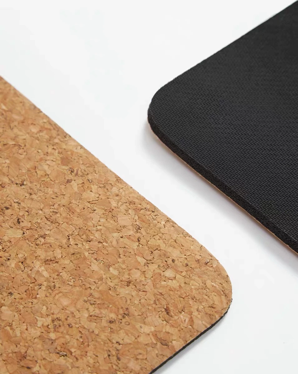 TPE and Cork Rubber Eco Friendly Materials Mat Yoga