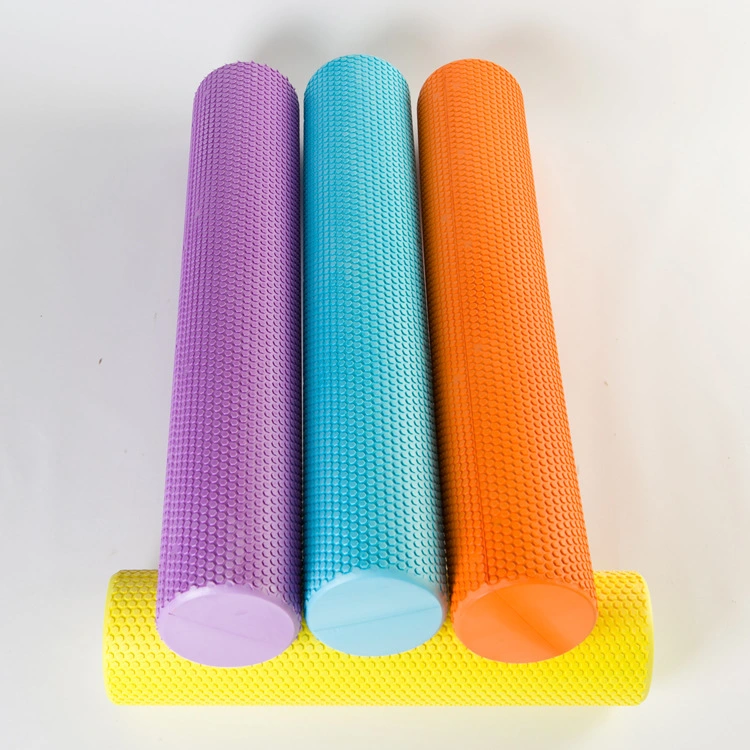 High Density Strong Round Yoga EVA Foam Back Rollers for Yoga, Fitness, Exercise, Massage, Muscle Recovery