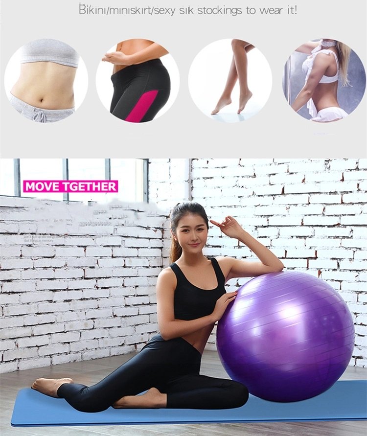 Non-Slip PVC Customized Anti-Burst Stability Gymnastic Exercise Yoga Balance Ball