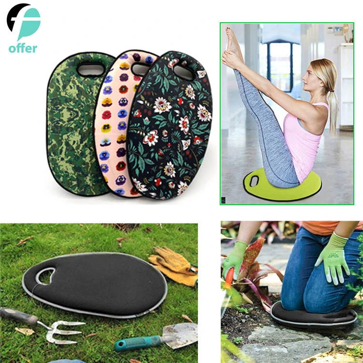 Enviro Friendly Safe Thick Memory Foam Kneeling Knee Pad Floral Design Garden Kneeler