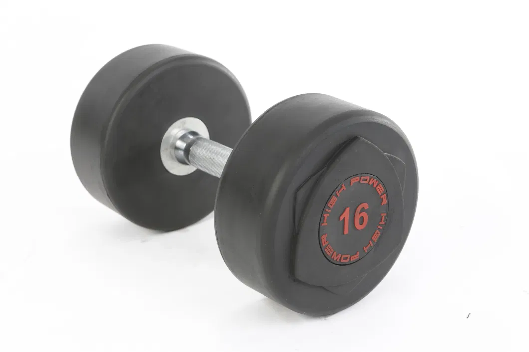 Rubber Coated Dumbbell for Strength &amp; Conditioning Training
