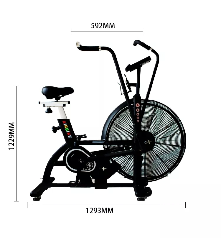 2022 New Commercial Fan Bike Wind Resistance Silent Aerobic Spinning Bike