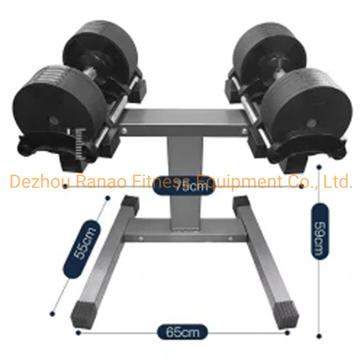Gym Fitness Equipment New Automatic Adjustable Dumbbells 20kg, 24kg, 32kg, 36kg Increase by 4kg Smart Dumbbell Set