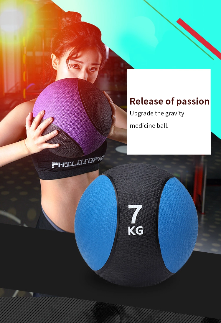 Solid Rubber Medicine Ball Core Exercise Weight Ball Balance Medicine Ball