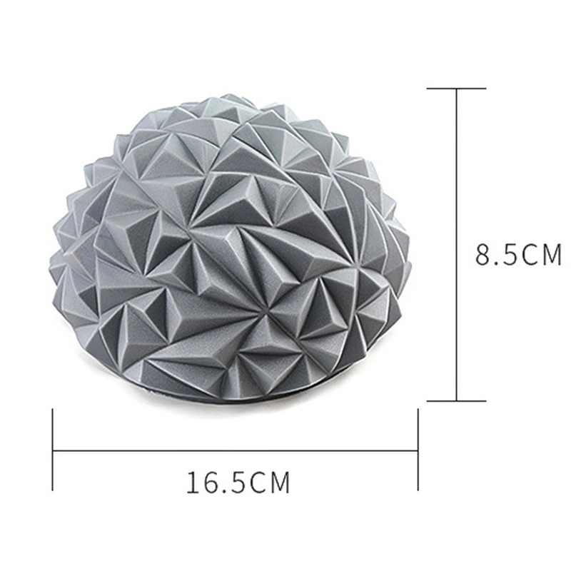 Massage Ball Balancing Pods Polygonal Design Half Round Yoga Balance Massager Ball for Children and Adults Fitness Exercise Gym Pods Esg13024