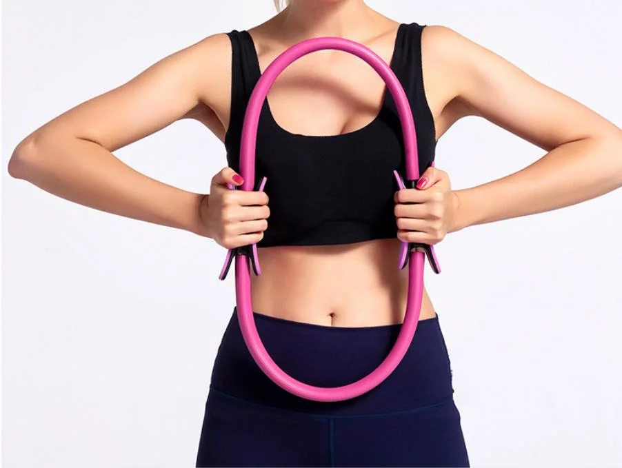 Factory Wholesale Pilates Circle High Resistance Rubber Sports Exercise Pilates Yoga Rings