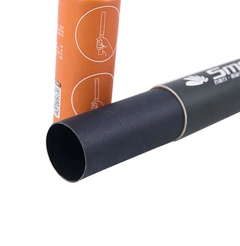 Wholesale Cowhide Kraft Paper Cylinder Packaging Yoga Mat Round Paper Tube Box Custom Cylinder Carton Paper Can