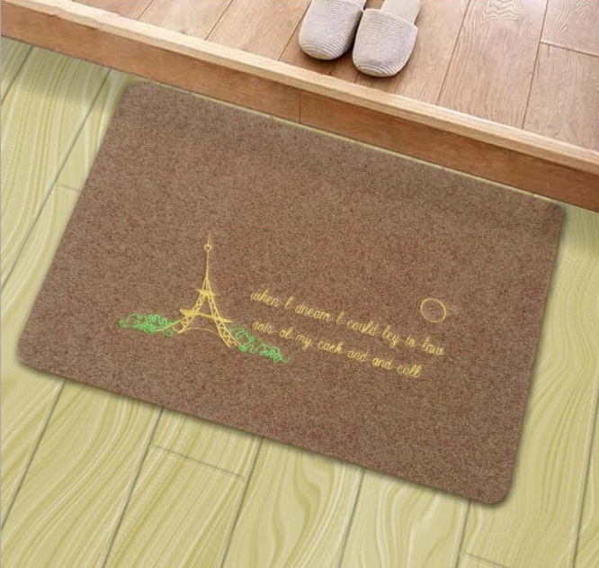 Door Mat Manufacturer Anti Slip Rubber Pilates Door Mat