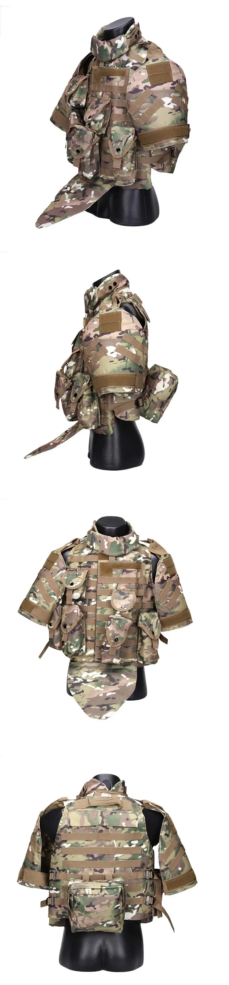 Tactical Assault Vest Camouflage Outdoor Molle Full Body Safety Protective Tactical Vest