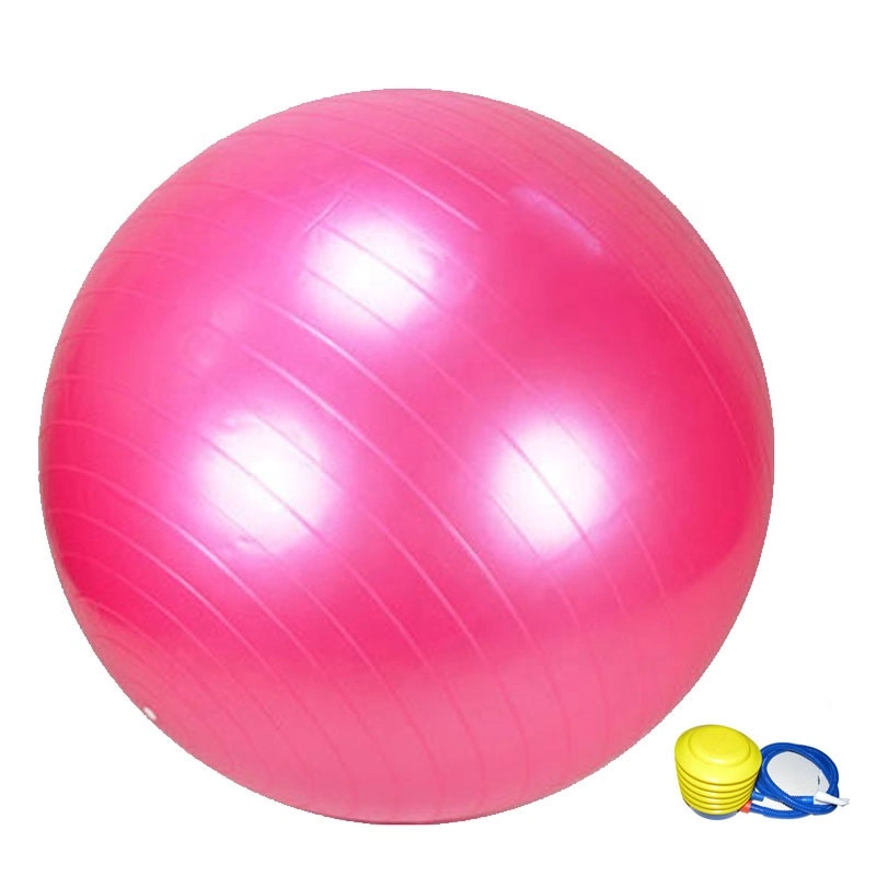 Eco-Friendly Custom Printed Swiss Ball Anti Burst PVC Gym Exercise Fitness Gymnastic Balance Yoga Massage Ball