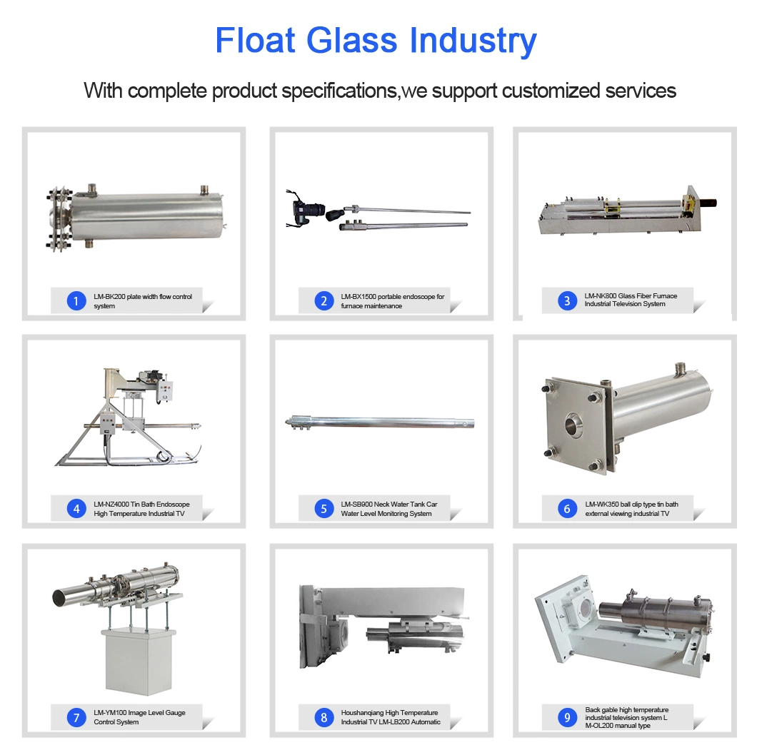 Fixed on Furnace Wall Ball Clip Type High Temperature Industrial TV for Block The Gas Inside and Outside The Furnace