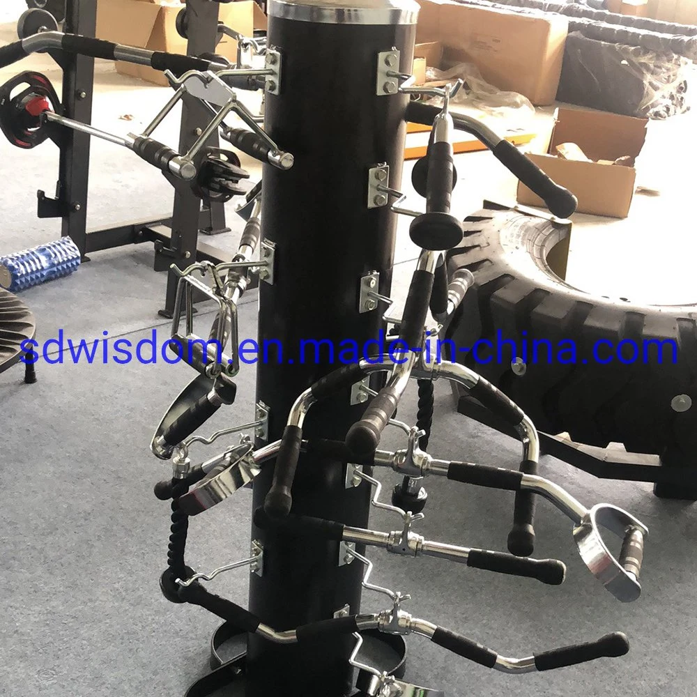 Commercial Safe Fitness Machine Gym Equipment Accessories Handle Rack with Multi Weight