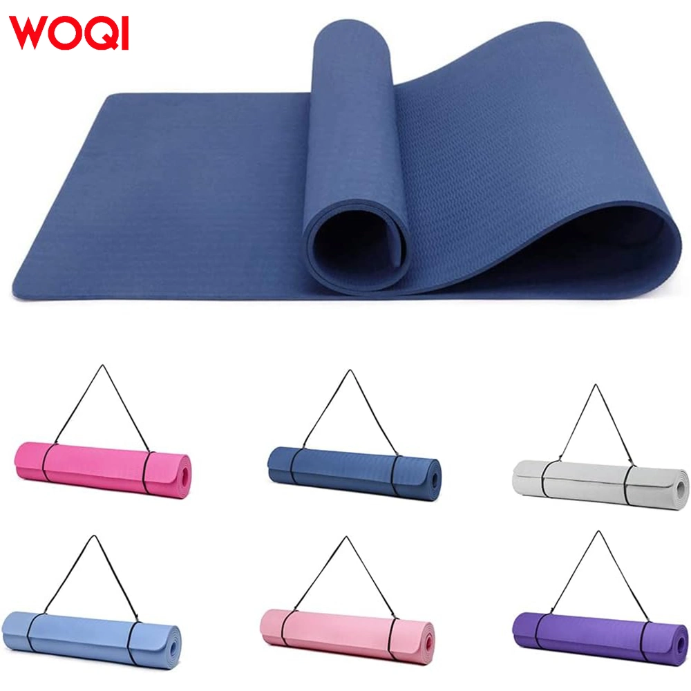 Slip Custom Logo Yoga Mat Manufacturer, Yoga Mats Custom Logo Pastel Pink, PVC Exercise Mat OEM Custom Logo Printed Eco Yoga Mat