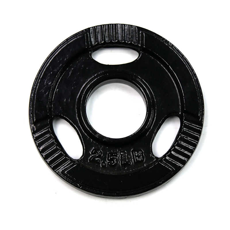 Tri Grips Black Paint Weight Plate