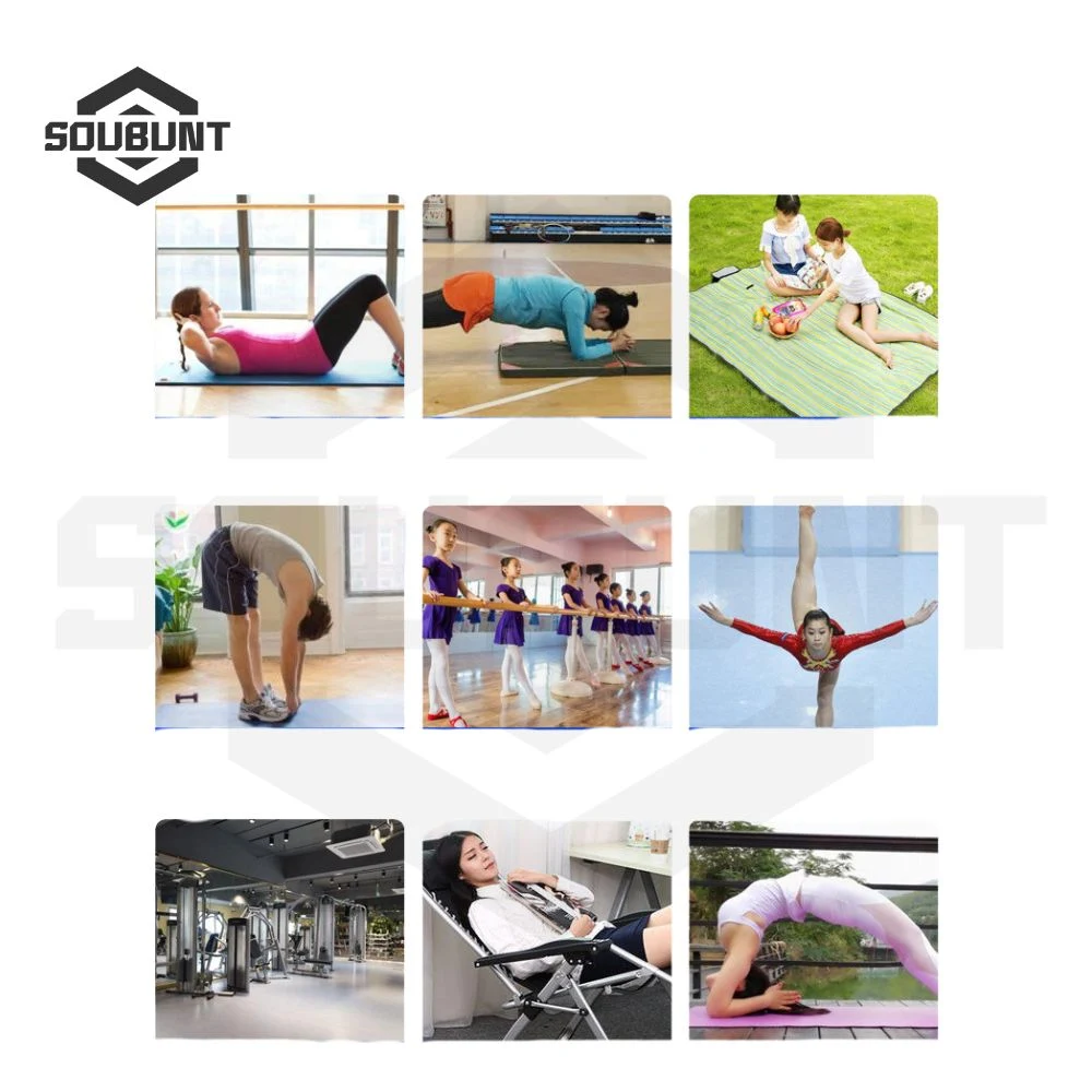 4-Fold Workout Mat for Fitness Training