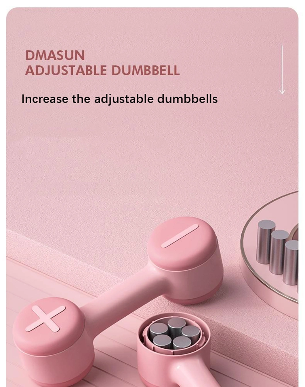 Top Sales Professional Dumbbell Sets Workout Adjustable Dumbbells Set for Women