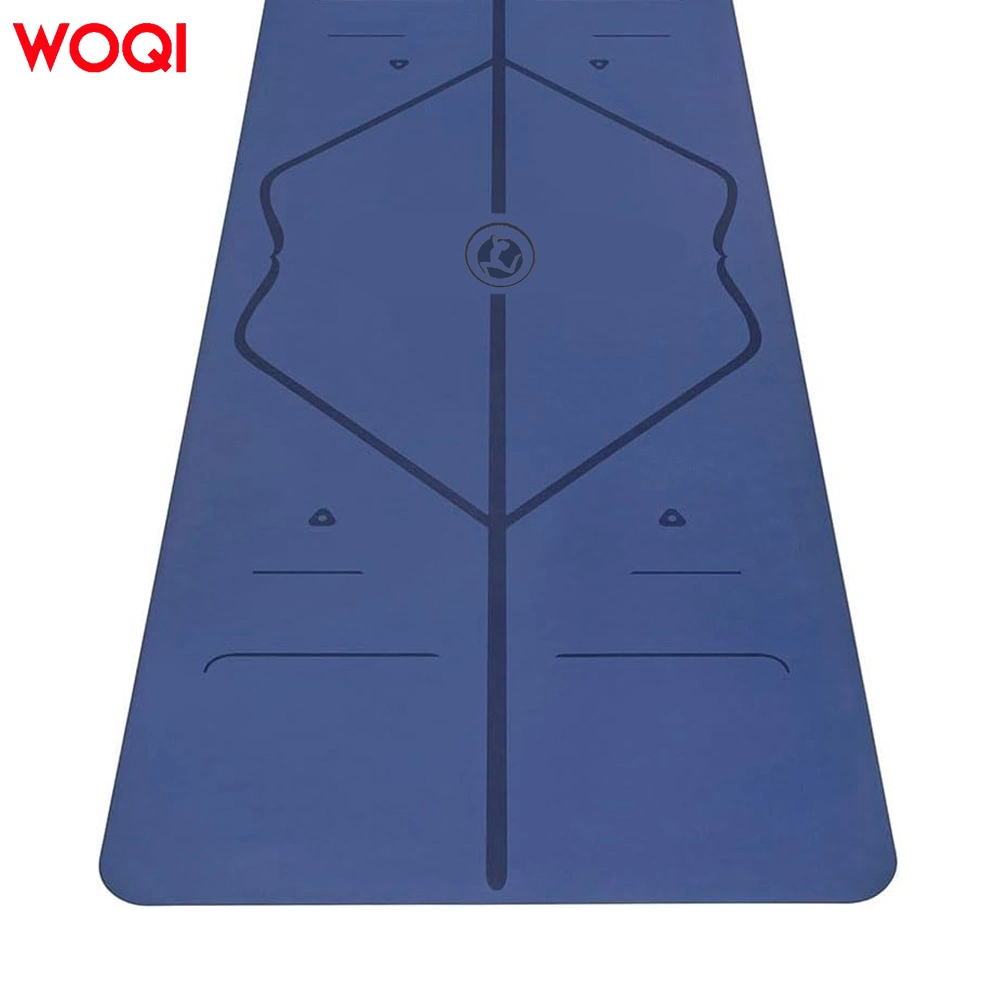 High Quality Customized Fitness 5mm German Yog Yoga Mat Non Slip, Yoga Matt, Natural PU Rubber Black Premium Yoga Mat with Logo