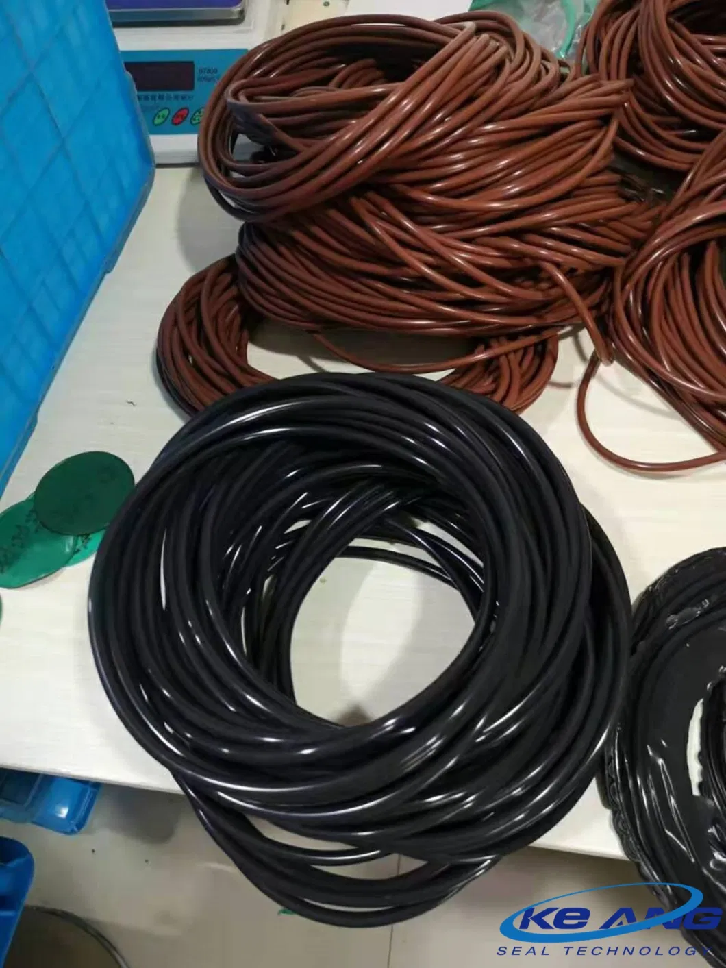 Heat Resistance Green FKM/Viton Fluorine Rubber Sealing O Ring