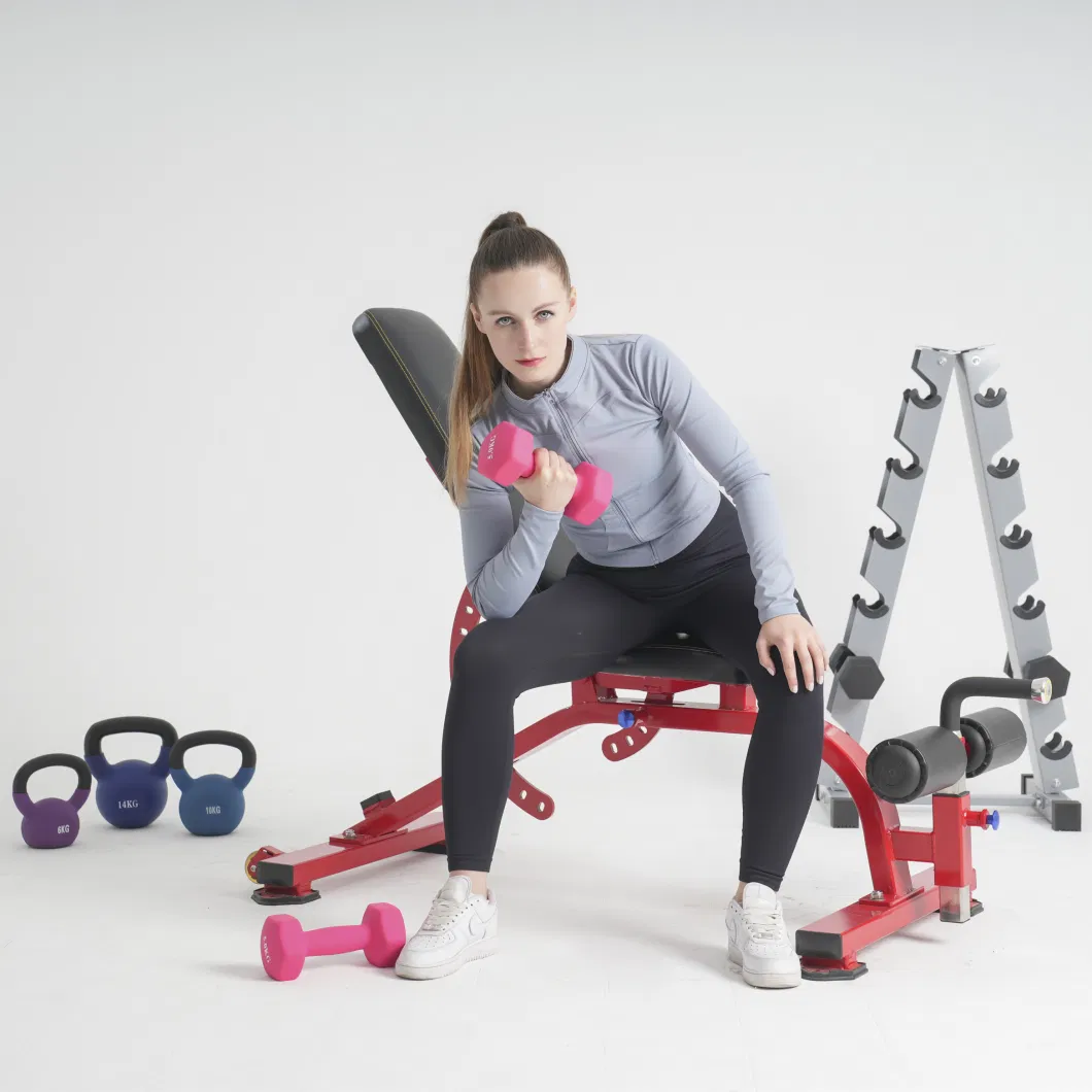 Commercial with Incline and Decline Flat Exercisefoldable Dumbbell Weight Multifunction Adjustable Bench