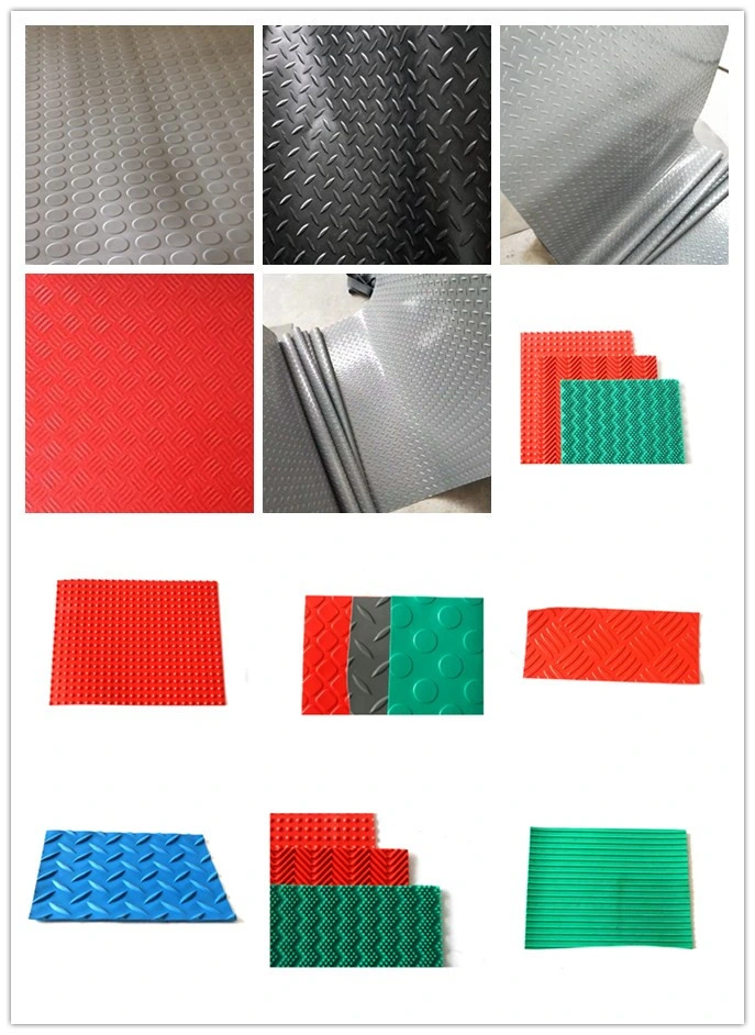 5 mm Thick S PVC S Flooring Mat for Work Area