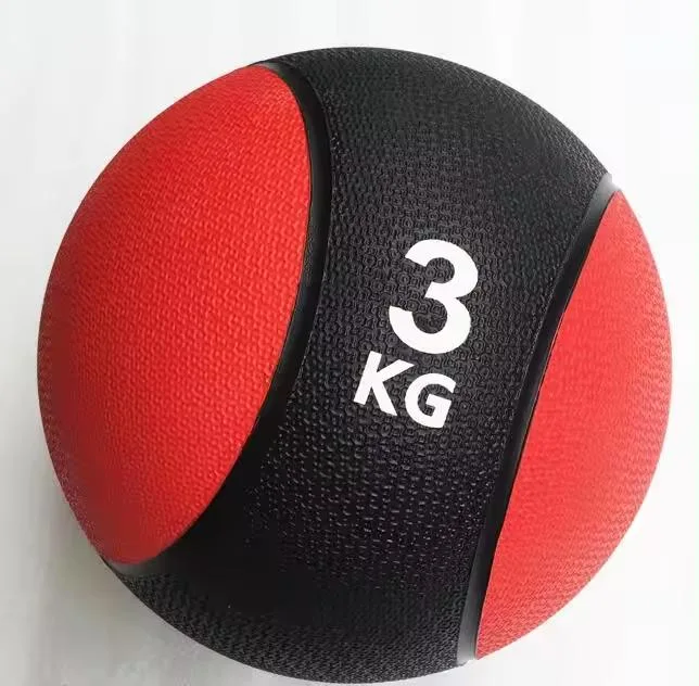 High Quality! Dual Color Rubber Medicine Ball Fitness Equipment Slam Ball