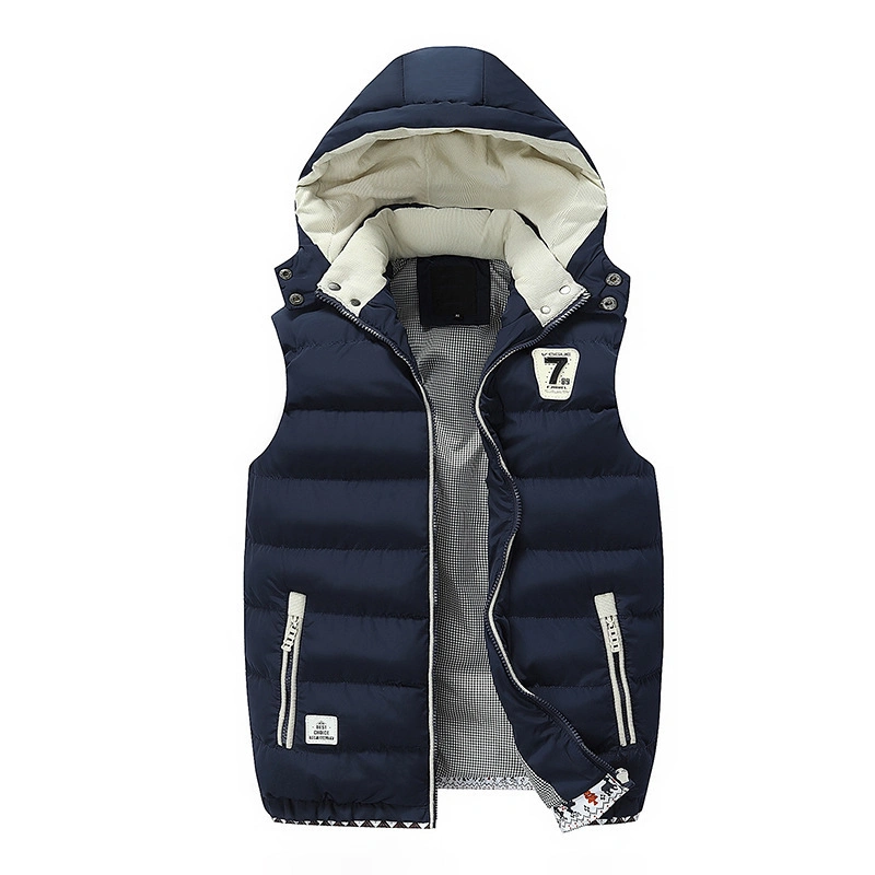 New Design Outdoor Men Winter Light Weight Quilted Padded Down Vest