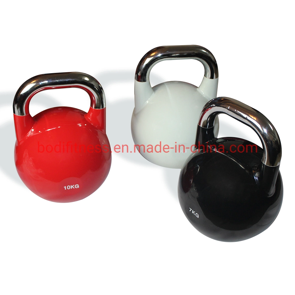 Wholesale Best Quality Custom Logo Color Weight Competition Steel Kettlebell