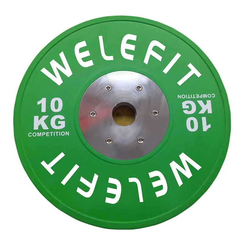 Bumper Plates Competitive Weight Plates, Bumper Weight Plates, Steel Insert, Strength Training