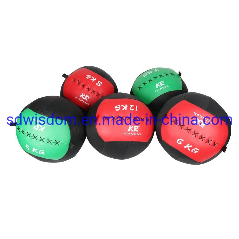 Cross Fitness Durable Non-Elastic Rubber Gym Fitness Soft Medicine Ball/Cross-Training Wall Balls