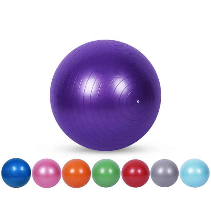 Custom New Design Matt Gym Balance Half Massage Yoga Ball with Pump