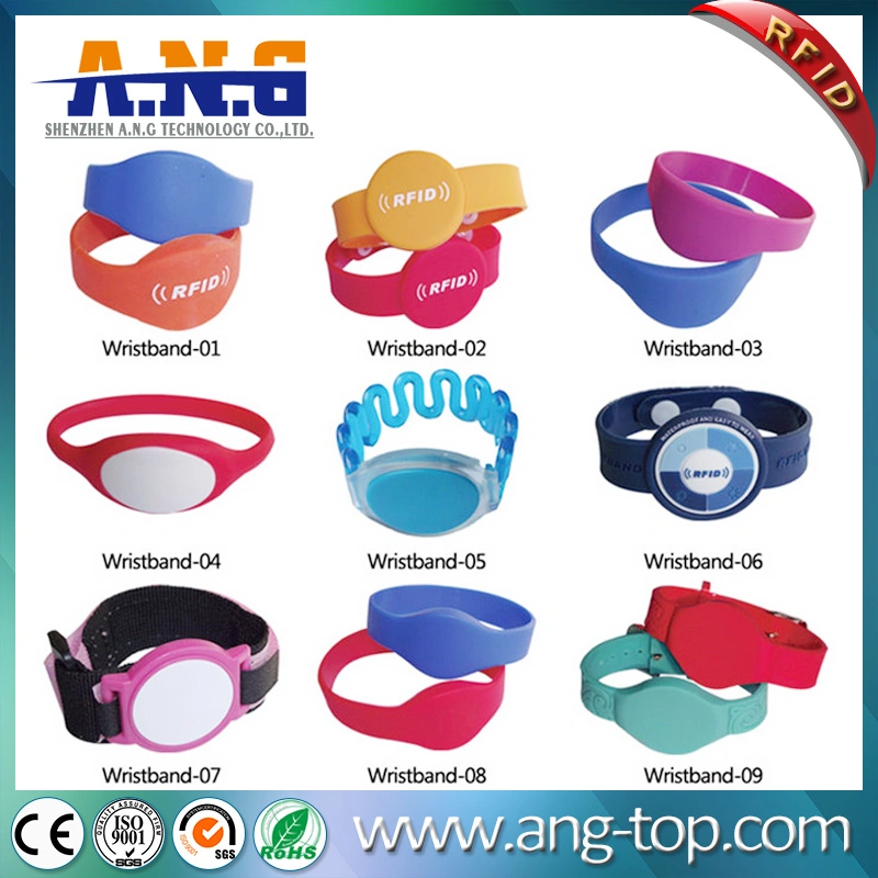 Waterproof Lightweight Silicon Plastic Dial Wristband for Football Ticket