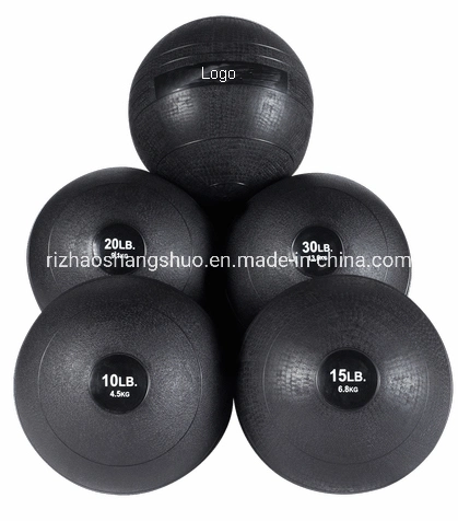 Gym No Bounce Medicine Ball Customized Heavy Duty PVC Hard Rubber Cross Fit Sand Filling Slam Ball