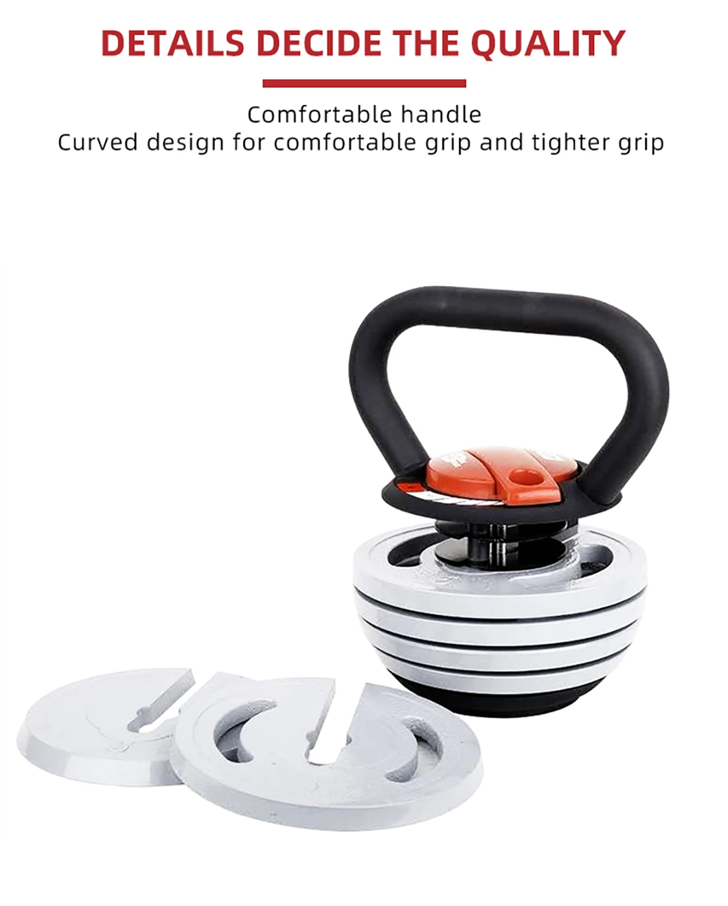 Factory Supply Home Fitness Gym Equipment Cast Iron Kettle Bell Adjustable Kettlebell Competition Weights Sets