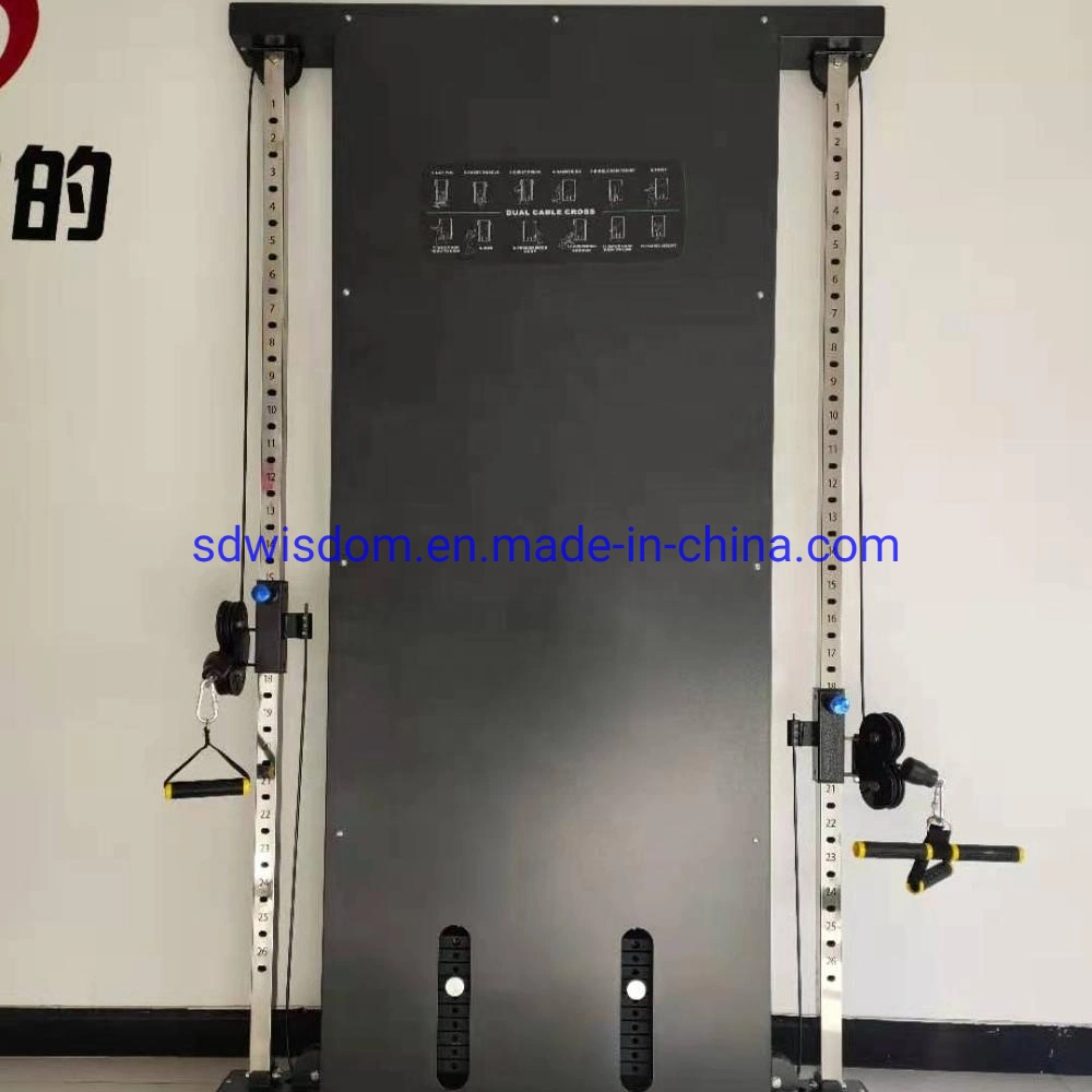 New Design Professional Strength Training Machine Stock Wall Mounted Dual Cable Crossover Multi Functional Trainer