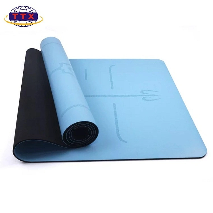 Natural Rubber PU Yoga Mat Eco-Friendly Yoga Use Good Quality with Print