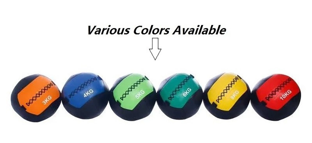 Economic PVC Leather Soft Medicine Wall Ball for Weight Training