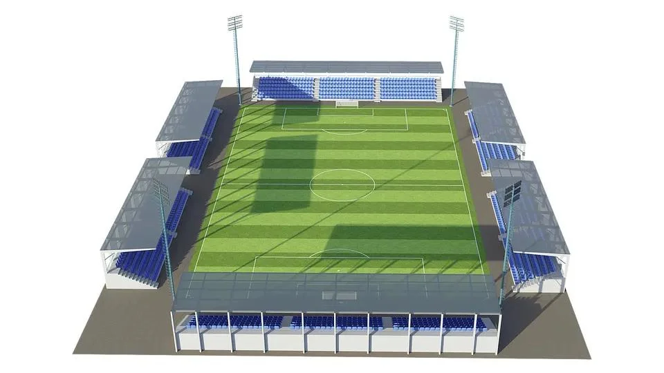 Outdoor Soccer Pitch Football Stadium Full Set Sports Equipment Provide