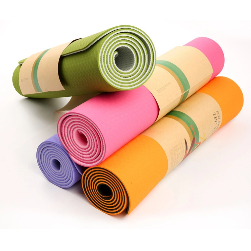 Yoga Mat for Workout Eco-Friendly 10mm Thick Yoga Mat TPE Wyz17775