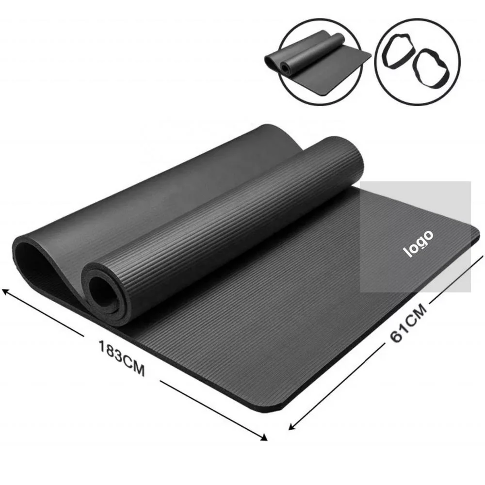 Custom High Quality Colorful Wholesale Large Thick 10mm Printed Yoga Mat