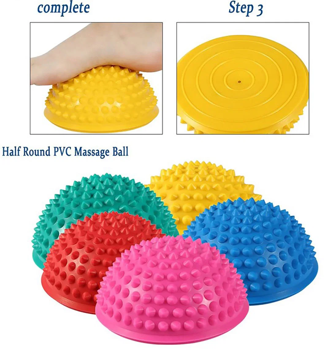 Yoga&Pilate Half Ball Massage Ball Balance Pods for Stability Training Muscle Balancing Therapy Motor Skills