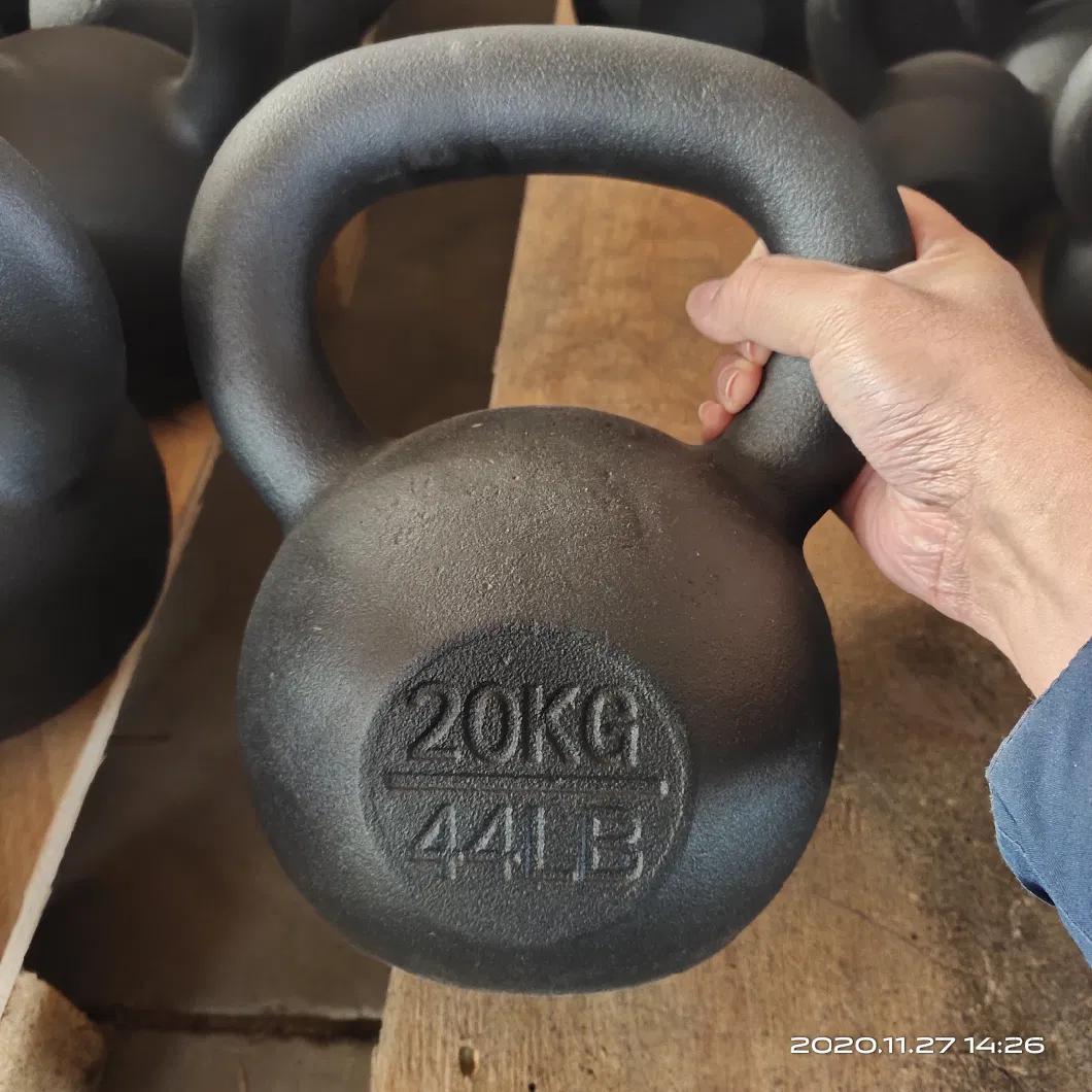 Home and Gym Weight Lifting Training Powder Coated Cast Iron Kettlebell