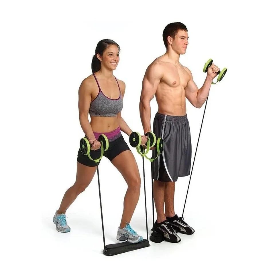 Training Multifunctional Muscle Exercise Abroller Fitness Abdominal Wheel with Resistance