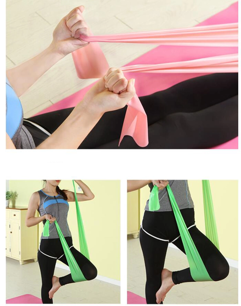Bands Latex Resistance Band for Pilates Yoga Stretch, Physical Therapy, Home Gym, Training, Gym Wyz12839