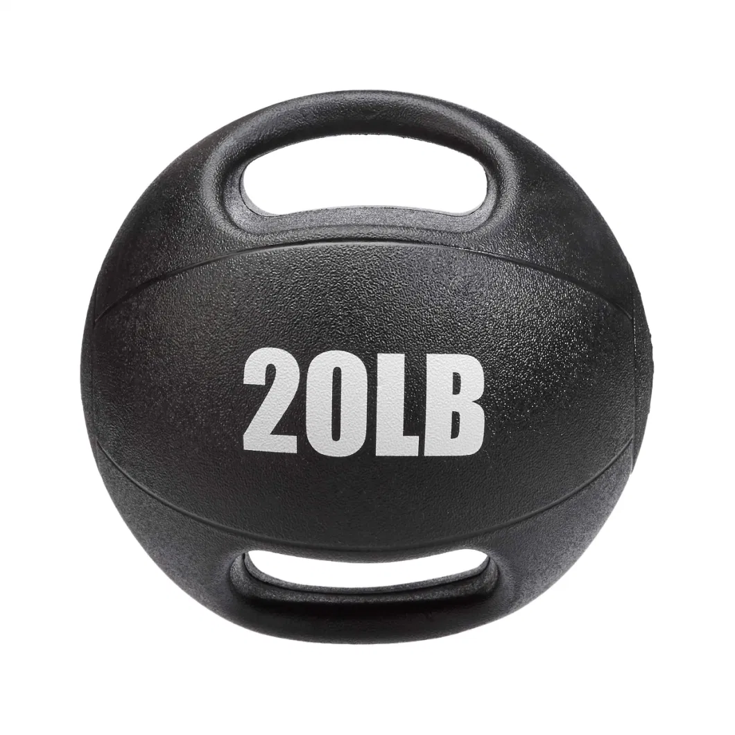 Two Handles Double Grip Medicine Ball with Handles Weight Ball Workout Gym Ball for Strength Exercises Balon Medicinal