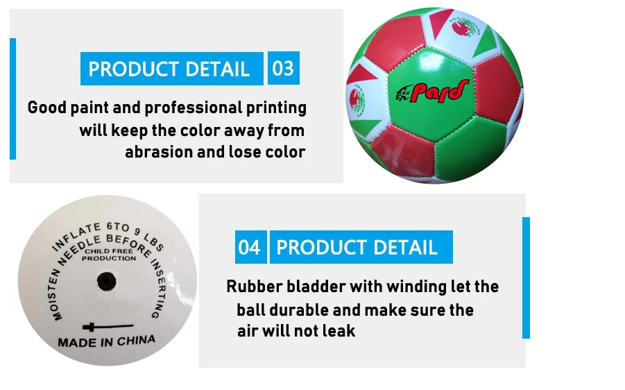 Machine Sewed PU Soccer Ball Size 4 Customised Size Weight Cheap Custom Football and Soccer Ball