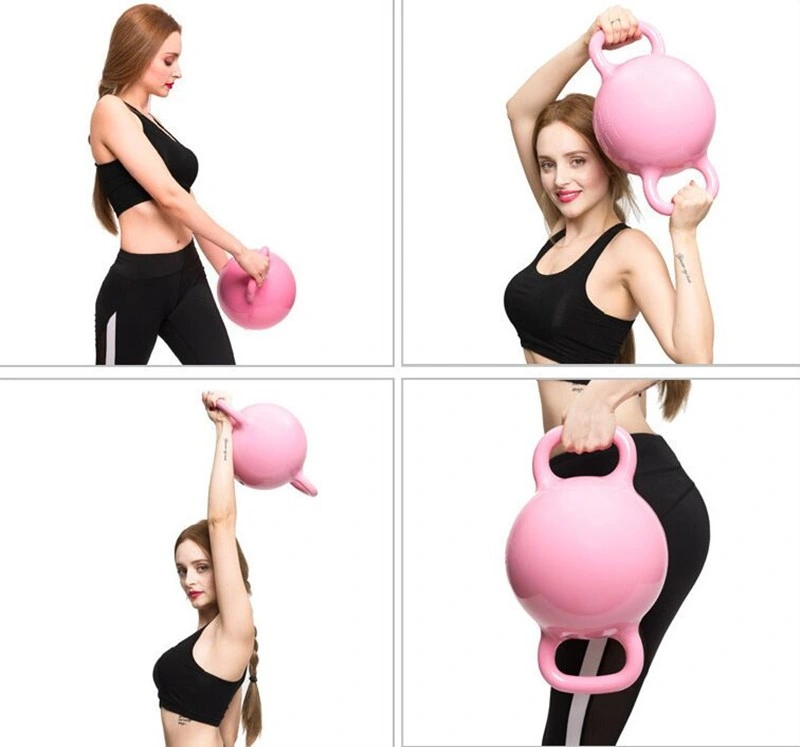 Bell Ball Fitness Equipment Adjustable Dumbbell Injection Kettle Kettlebell Water-Filled Injection Pot Massage Fitness Bell Wome