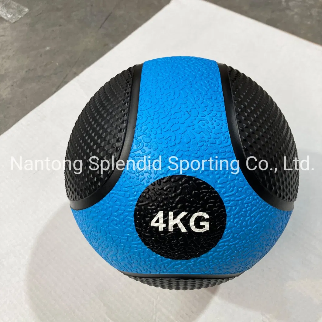 Wholesale Weight Ball Gym Rubber Solid New Style Double Color Slam Custom Medicine Ball